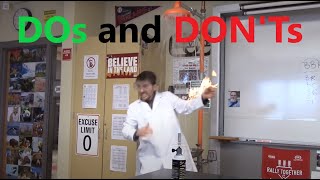 The DOs and DONTs of Lab Safety Funny [upl. by Yrreb]