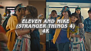 eleven and mike scene pack stranger things 4 4k [upl. by Imhskal750]