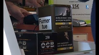 Montpellier  réactions à laugmentation du prix du tabac [upl. by Anrat]