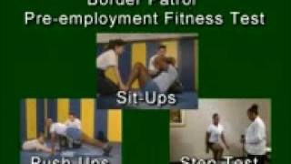 Border Patrol Agent  Fitness Exam Video [upl. by Castillo]