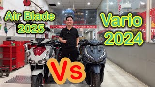 So sánh Air blade 2025 và Vario 2024  Nam hihi [upl. by Alaehcim]