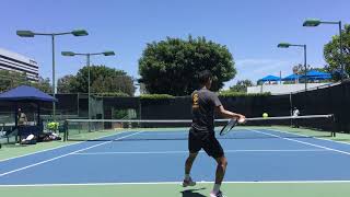 ATP Tennis  Practice Session 7219Raymond Sarmiento amp Daniel Nguyen  Manhattan Country Club [upl. by Eekram]