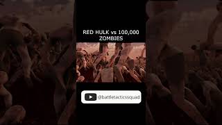 RED HULK vs 100000 ZOMBIES  Ultimate Epic Battle Simulator 2 shorts marvel game [upl. by Eilyac]