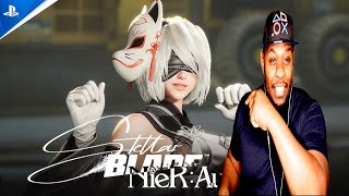 ITS HERE Stellar Blade  NieRAutomata DLC Launch Trailer REACTION [upl. by Ynagoham]