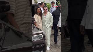 PriyankaChopra amp NickJonas Land in Mumbai for StarStudded Ambani Wedding  Bollywood Update [upl. by Adnawahs]