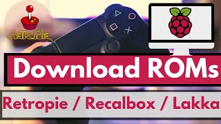 Where to Download Retropie ROMs Recalbox  Lakka [upl. by Glover]