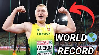 Mykolas Alekna SHATTERS Discus World Record🤯 [upl. by Ohce]