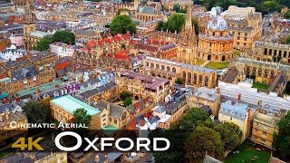 OXFORD 4K Drone 🇬🇧  England UNITED KINGDOM [upl. by Llatsyrc361]