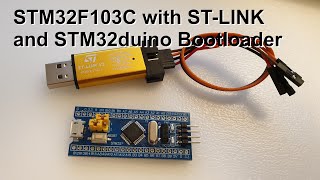 STM32F103C with STLink and STM32duino simplified [upl. by Thistle809]