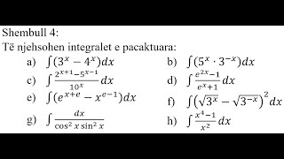 Shembull 4  Integralet [upl. by Fraase]