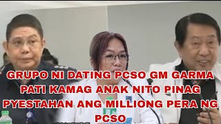 GRUPO NI DATING PCSO GM GARMA PATI KAANAK NITO PINAG PYESTAHAN ANG MILLIONG PERA NG PCSO [upl. by Acnairb]