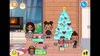 Christmas Big Family Home 🎄🎁 Part 1 First Floor ☃️ Toca Boca House Ideas ❄️ TOCA GIRLZ [upl. by Desdee]