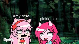 Amy rose vs pinkie pie [upl. by Llertnauq]