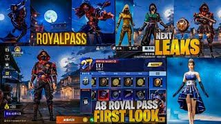 NEW Up Coming Royal Pass A8 Full Look 😱  1 To 100 Rp All Rewards  AWM amp DBS Skin  PUBGMBGMI [upl. by Wertz]