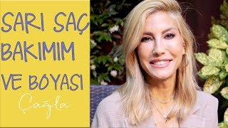 Çağla  Sarı Saç Bakımım amp Boyası  GüzellikModa [upl. by Ailedua]