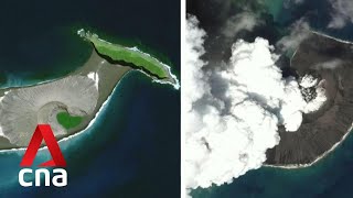 Pacific Island nation of Tonga cut off after volcanic eruption tsunami [upl. by Kattie]