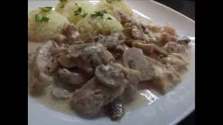 Tejszínes gombamártás Hubová omáčka Mushroom Sauce [upl. by Nadabb762]