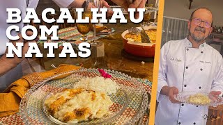 AUTÊNTICO BACALHAU COM NATAS PORTUGUÊS  Receitas Dr Chef [upl. by Sachsse744]