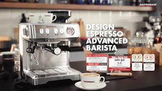 Gastroback 42619 Design Espresso Advanced Barista  Optimaler Espresso [upl. by Maziar]