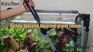 Battery Operated Aquarium gravel cleaner  Fish Tank Maintenance Tool [upl. by Mathias]