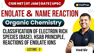 Enolate amp Name Reaction  Organic Chemistry  CSIR NET  IIT JAM  GATE  UPSC VedPrep Chem Academy [upl. by Ecyak]