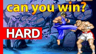 Street Fighter 2 Flash Game Ryu vs Sagat hardest battle ever did Ryu beat Sagat [upl. by Ycul]