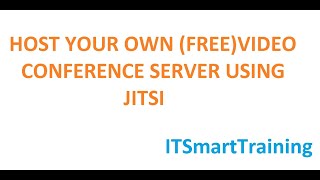 Host Your Own Video Conference Server using JITSI [upl. by Havot]