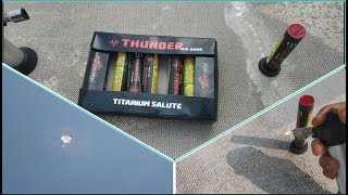 Thunder Air bomb Titanium Salute  PXG201 [upl. by Soph342]