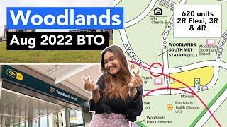 Woodlands BTO Aug 2022  Literally right next to TEL MRT Station  Next Stop [upl. by Gilbertine]