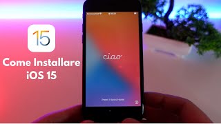 Come installare iOS 15 da iPhone senza essere uno sviluppatore  ITA [upl. by Nallid]