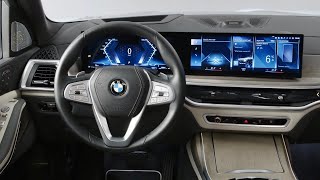 BMW X7 2023 Facelift  INTERIOR details new CURVED SCREEN [upl. by Eiramassenav961]