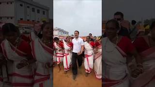 Rahul Gandhi Jharkhand Mein Nritya Kiya viralshortvideo rahulgandhi shortvideo shortscongress [upl. by Valry]