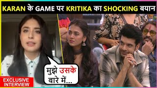 Kritika Kamra SHOCKING REACTION On Karan’s Game In Bigg Boss 15  Talks About Her Friendship [upl. by Yrad428]