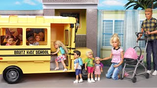 Una Mañana Escolar con Bebes de Barbie y Ken [upl. by Erich]