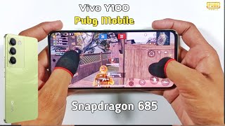 Vivo Y100 Gaming Test amp Review  Pubg Mobile Graphics amp Gyro Test Snapdragon 685 6Nm Ram 8GB [upl. by Yelda382]