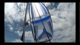 Antares Catamaran sailing with a Parasailor [upl. by Daune]