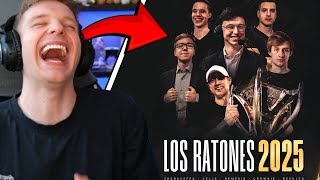 Jankos reacts Los Ratones ROSTER [upl. by Eeniffar]