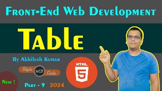 Table Tags in HTML  Beginners to Advance  Frontend Web Development 9 [upl. by Eimot]