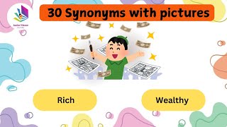 30 Synonyms with pictures Similar Words [upl. by Brower]