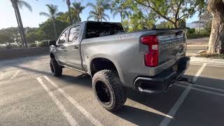 2020 Silverado LT Trail Boss 6” Rough Country Lift 35x125 20x12 44 Full Cat Back Exhaust [upl. by Nwonknu]