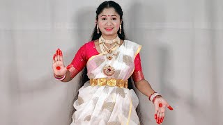 Saraswati Vandana Dance Solo  Hey Sharde Maa Easy Steps  Nacher Jagat Hindi [upl. by Aonehc]