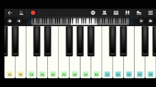 Ente Khalbile vennilavu nee mobile piano cover pianocover mobilepiano piano [upl. by Ayyidas598]