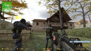 Counter Strike  Source  Estate  Gameplay quotCT Forcesquot with bots No Commentary [upl. by Jae155]