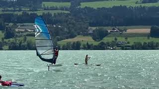 Windfoilen auf dem Sempachersee [upl. by Porche552]