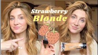 STRAWBERRY BLONDE AT HOME COLOR [upl. by Leumas]