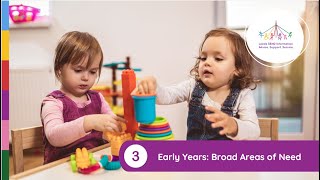 EYFS 3 Broad Areas of Needs [upl. by Emmalynne]