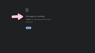 Fix This page isn’t working localhost is currently unable to handle this request  http error 500 [upl. by Cire]