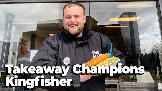 Joe nibbles on a deepfried sausage at Kingfisher Chippy [upl. by Zabrina]