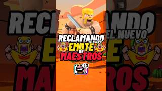 Reclamando el nuevo emote de maestros 😔👍clashroyale [upl. by Finley]