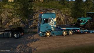 Kirkenes quarry road old clip [upl. by Airetak752]